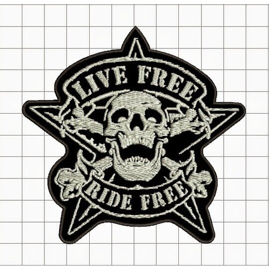 Nášivka Live free /m